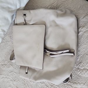 Kate spade light pink leather backpack